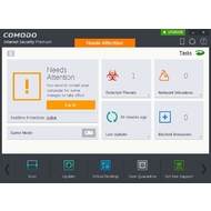The main screen of COMODO Internet Security