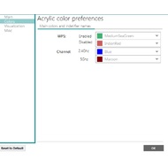 Color preferences in Acrylic WiFi Free