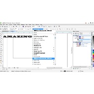 Adding text in CorelDRAW Graphics Suite