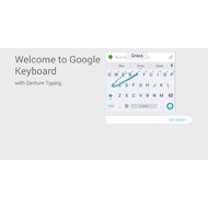 The start scree of Google Keyboard