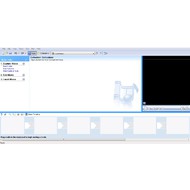Main screen of Windows Movie Maker
