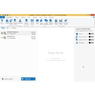File menu of WinZip
