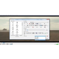 The Toolbar editor of VLC Media Player